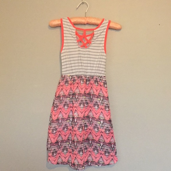 🌺 Patterned Girls Hi Low 10/12 - Picture 2 of 3